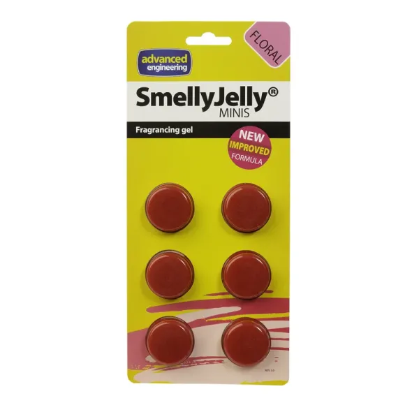Duftgel f.kleine Klimaanlage SmellyJelly Mini Blumentraum (rot)